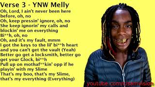(Clean Lyrics) YNW Melly - Mixed Personalities (ft. Kanye West)
