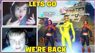 MONGRAAL FINALLY Reunites With BENJYFISHY \u0026 MITRO Then CHALLENGED Last Player To 1v1 \u0026 This Happened