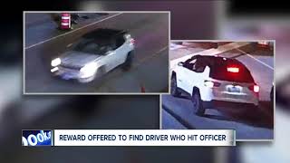 Crimestoppers offering $5,000 reward for information about driver who struck Cleveland officer