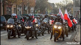 Parada podczas Święta Niepodległości w Słupcy 11.11.2018