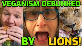 LIONS EAT MEAT THO Argument Against Veganism DEBUNKED
