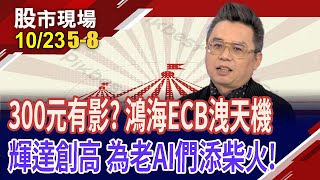 鴻海五年攻上300元?不,可能明年就見到!輝達11/14公布財報 股價提前創高 老AI股看誰表演?｜20241023(第5/8段)股市現場*鄭明娟(許博傑)