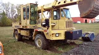 1999 Gradall G3WD Wheeled Excavator | For Sale | Online Auction