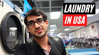 My First Time Doing Laundry at Laundromat in USA | New York, US