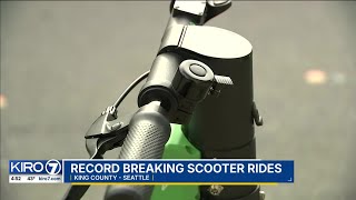 Record-breaking scooter rides in Seattle