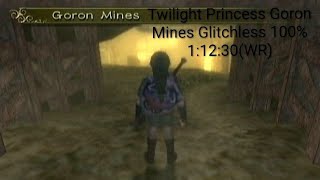 TP Goron Mines JP Glitchless 100% IL 1:12:30(WR)