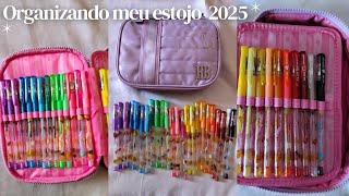 organizando meu estojo 2025 ✨ o que tem no meu estojo para o volta às aulas