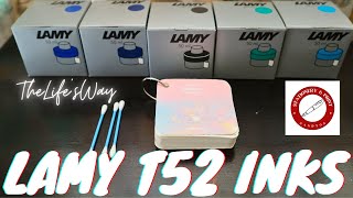 Lamy T52 Inks 50ml (Blue, Black, Blue Black, Green \u0026 Turquoise)