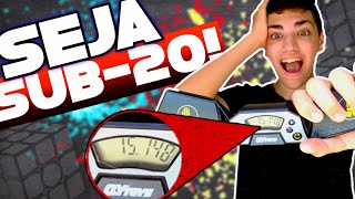 Como ser SUB-20 no CUBO MÁGICO! Resolva em MENOS de 20 SEGUNDOS!