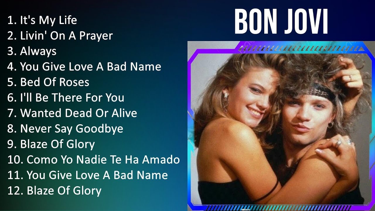 B O N J O V I 2023 1 Hour Playlist Greatest Hits Full Album Best