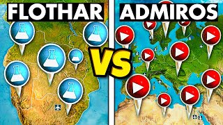 1 IQ FLOTHAR vs 200 IQ ADMIROS w PLAGUE INC EVOLVED MULTIPLAYER