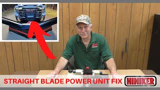 Hiniker Straight Blade Power Unit Valve Replacement Tutorial DB1164 1995-2009 Tips and Tricks