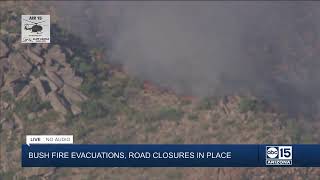 NOW: Bush Fire Evacuations -- Road Closures In Place