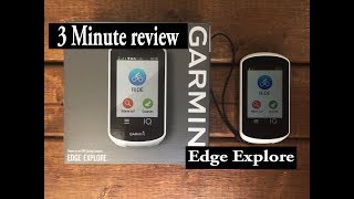 Garmin Edge Explore review in 3 minutes