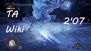 [MHW:IB PC] Velkhana | USJ: Shine on Forever | Longsword | Solo | TA Wiki | 2'07\