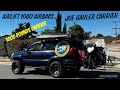 Motorcycle carrier | 1000 pounds | Joe Hauler | GX470 Overland  Vehicle | Suzuki GSXR | Airlift 1000