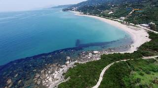 Η παραλία Λυγιά Πρεβέζης (Αφήγηση) - Ligia Beach - Preveza - flight Eng subs