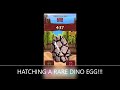 Dino Egg Hatch | HATCHING A RARE EGG!!! | Dinosaur Games