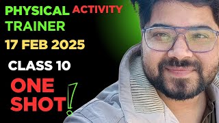 PHYSICAL ACTIVITY TRAINER  DOUBT CLASS 10  EXAMS 2025 #class10 #cbse #board #physicaleducation #live