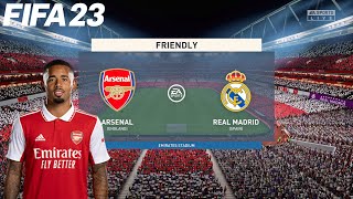 FIFA 23 | Arsenal vs Real Madrid - Club Friendly - Full Gameplay