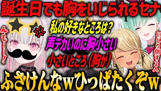 【ぶいすぽ・空澄セナ】誕生日配信でメンバーに好きな所を聞いたら、胸のことを言われブチギレるセナ