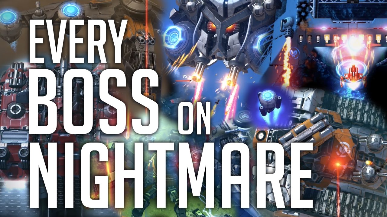 Sky Force Reloaded :: Every Boss On NIGHTMARE - YouTube