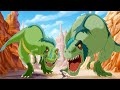 Ocultándose de dinosaurios peligrosos! | Clip de película | En Busca Del Valle Encantado