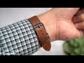 vintage brown vintage leather strap