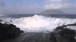 2015年台風11号のうねりの届く7/16朝のナズマド