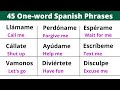 Learn 45 Spanish Sentences in Just One Word!