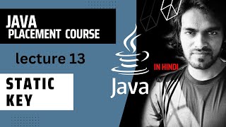 Java Tutorial for Beginners |  #13  IN Hindi🔥Static Key  👍 2023 #java computer tips avinash #static