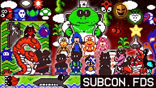 Subcon.FDS (Mario Bros. 2 Creepypasta) - Full Gameplay + SECRETS \u0026 ENDINGS!