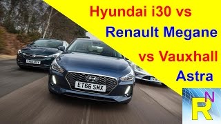 Car Review - Hyundai i30 Vs Renault Megane Vs Vauxhall Astra - Read Newspaper Tv