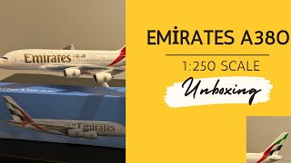 Unboxing the Official Emirates Airbus A380 Model (1:250 Scale) ✈️