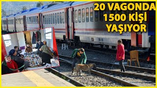 İskenderun'da 1500 Depremzede Vagonlarda