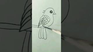 Bird 🐦 drawing amazing #drawing #birddrawingforkids #easydrawing #easydrawstepbystep #howtodraw #art