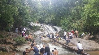 ទិដ្ឋភាពទឹកធ្លាក់ជ្រាវ ស្ថិតនៅស្រុកថ្ពង ខេត្តកំពង់ស្ពឺ