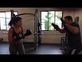 gina rodriguez pre golden globe boxing workout