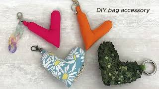 Fabric Easter Bunny, Heart for lucky, PDF sewing pattern, Digital Download, #sewing ,#pattern