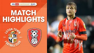 Luton Town 1-1 Rotherham United | Championship Highlights By @Luton ...