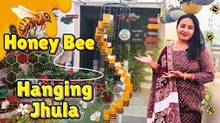 How to make Honey Bee hanging Jhula DIY/ Waste Bottle Reuse Idea 🌱