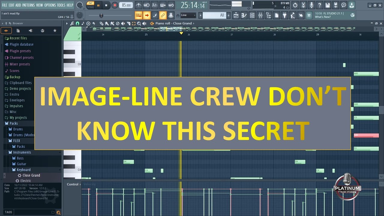Fl Studio Harmony Secret Youtube