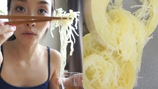 おもしろ野菜☆そうめんかぼちゃを食べてみた！- 2014.7.20 SasakiAsahiVlog