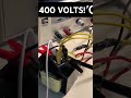 400 v charging and discharging a capacitor