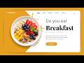 Responsive Restaurant Website Design Using HTML & CSS Only