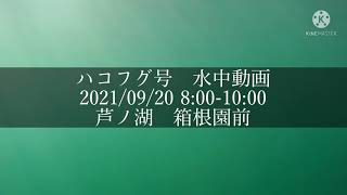 20210920 神奈川県箱根町　芦ノ湖箱根園前　ハコフグ号水中動画