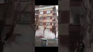 😲Building Colasped in Turkey Earthquake #shorts #viral #youtubeshorts