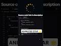 ✨ Animated Star Particles | HTML & CSS #html #css #animation #shorts #coding #webdesign #webdev