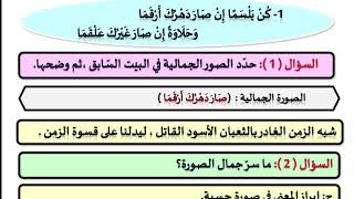 شرح قصيدة كن بلسمًا الحلقة الأولى