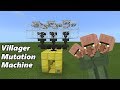 VILLAGER MUTATION MACHINE | Minecraft PE Redstone Creation